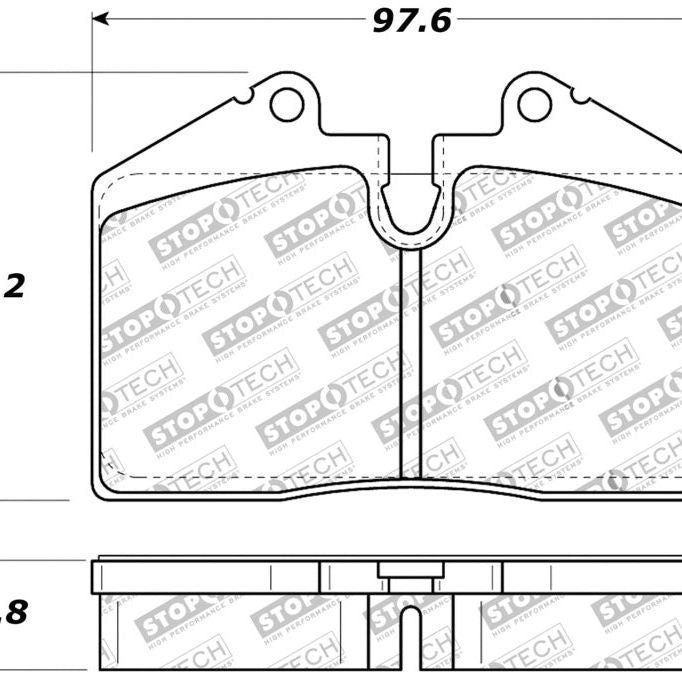 StopTech Performance Pad-Brake Pads - Performance-Stoptech-STO309.06080-SMINKpower Performance Parts