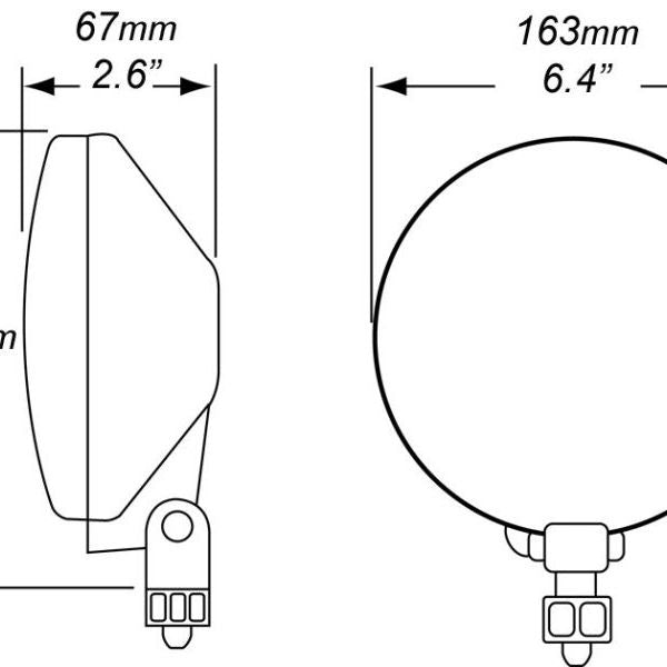 Hella 500 Series 12V H3 Fog Lamp Kit-tuningsupply.com