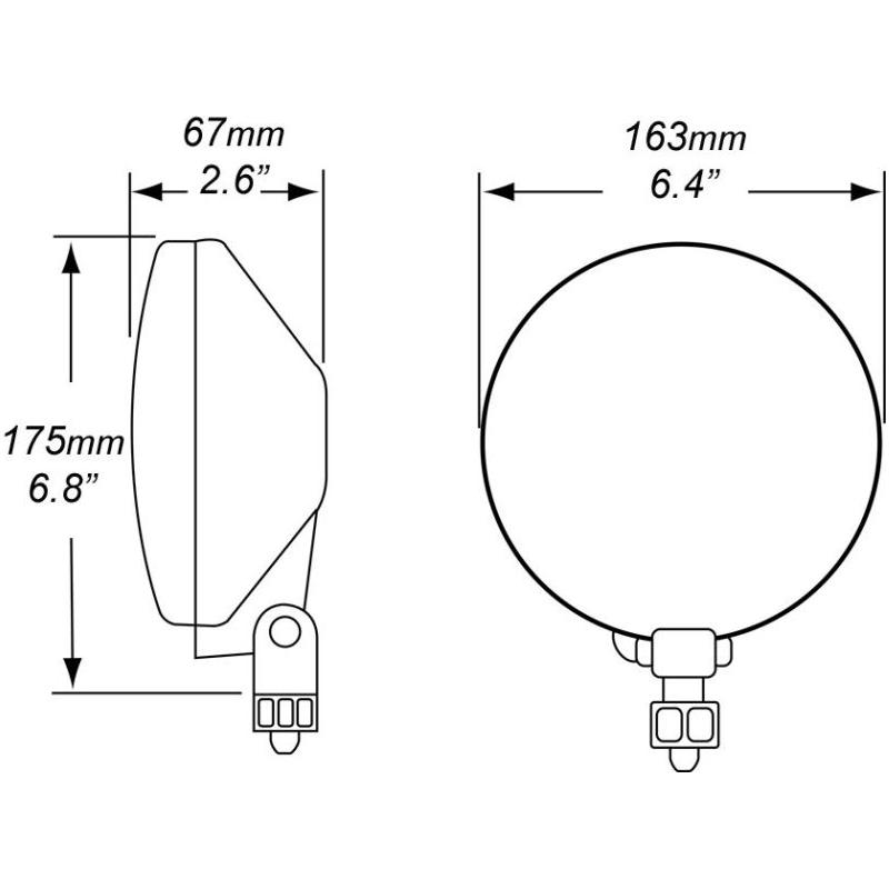 Hella 500FF 12V/55W Halogen Driving Lamp Kit-tuningsupply.com