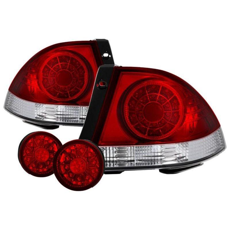 Spyder 01-03 Lexus IS300 LED Tail Lights - Red Clear ALT-YD-LIS300-LED-SET-RC - SMINKpower Performance Parts SPY5085061 SPYDER