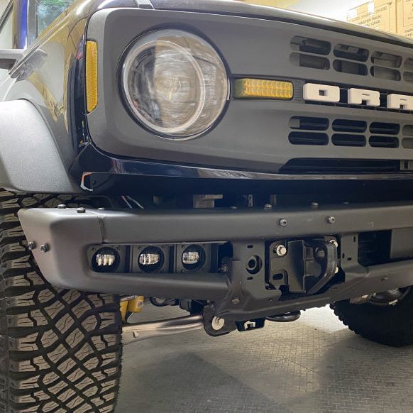 ORACLE Lighting 21-22 Ford Bronco Triple LED Fog Light Kit for Steel Bumper - White SEE WARRANTY-tuningsupply.com