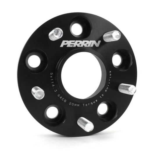 Perrin 17-18 Honda Civic Si 64.1mm Hub 5x114.3 20mm Wheel Spacers (One Pair)-tuningsupply.com