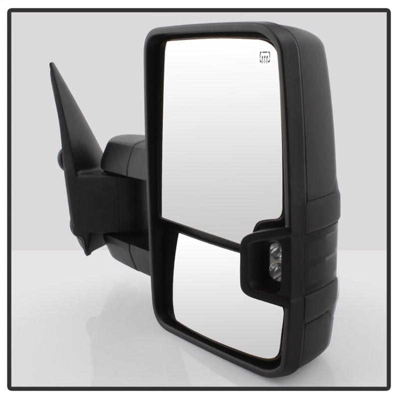 xTune Chevy Silverado 03-06 G2 Heated Smoke LED Signal Telescoping Mirrors MIR-CS03S-G2-PWH-SM-SET-Side Mirrors-SPYDER-SPY9936715-SMINKpower Performance Parts