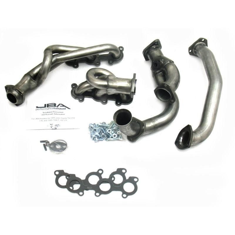 JBA 95-00 Toyota 3.4L V6 w/o EGR 1-1/2in Primary Raw 409SS Cat4Ward Header-tuningsupply.com