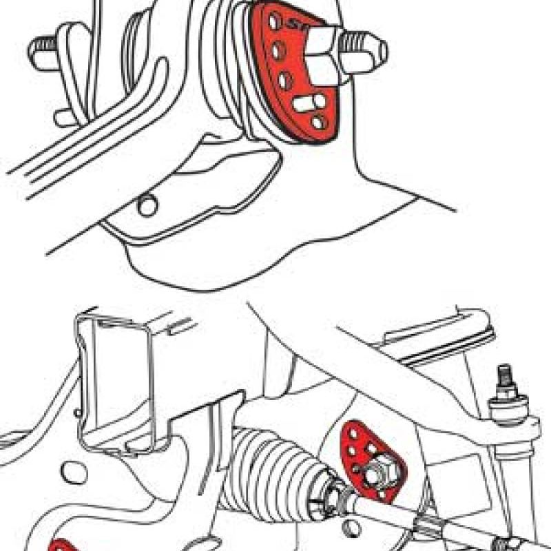 SPC Performance GM Alignment Cam Lock Plate (2)-Camber Kits-SPC Performance-SPC86321-SMINKpower Performance Parts