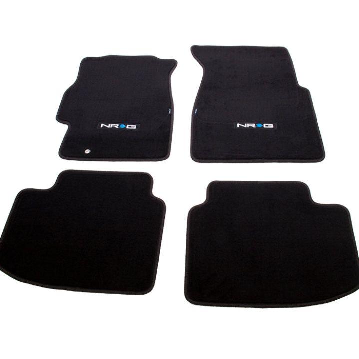 NRG Floor Mats - 96-00 Honda Civic 2DR & 3DR (EK9 Logo) - 4pc.-tuningsupply.com