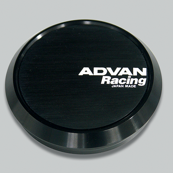 Advan Flat 73mm Center Cap - Black-tuningsupply.com