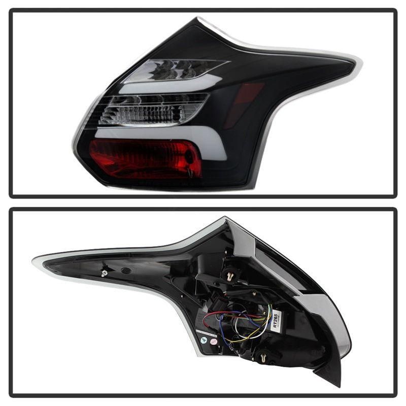 Spyder 12-14 Ford Focus 5DR LED Tail Lights - Black (ALT-YD-FF12-LED-BK) - SMINKpower Performance Parts SPY5085139 SPYDER