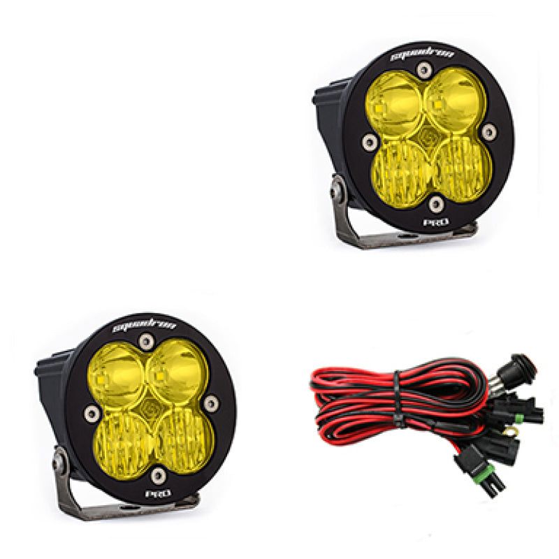 Baja Designs Squadron R Pro Driving/Combo Pair LED Light Pods - Amber-tuningsupply.com