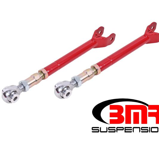 BMR 08-17 Challenger Lower Trailing Arms w/ On-Car Adj. Rod Ends - Red-tuningsupply.com