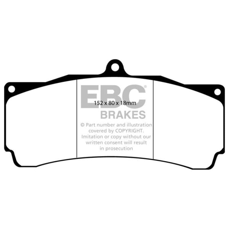 EBC Brakes Yellowstuff Performance Brake Pads-tuningsupply.com