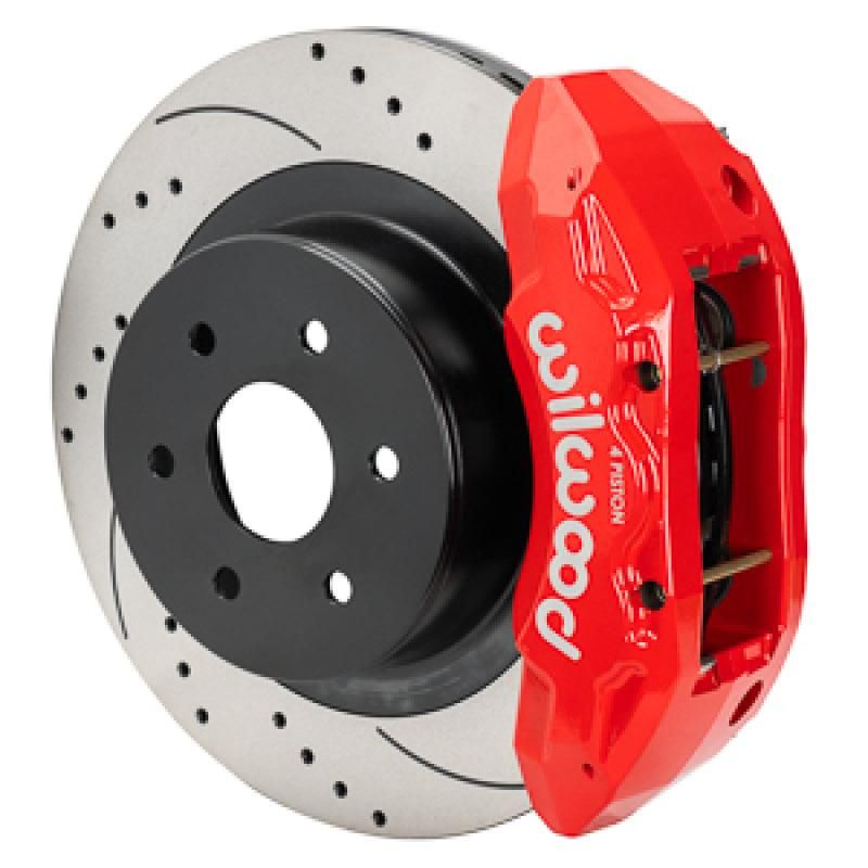 Wilwood 99-18 Chevy Silverado/GMC Sierra 16x1.25 D&S Rotor TX4R 4 Piston Rear Brake Kit - Red - SMINKpower Performance Parts WIL140-16861-DR Wilwood