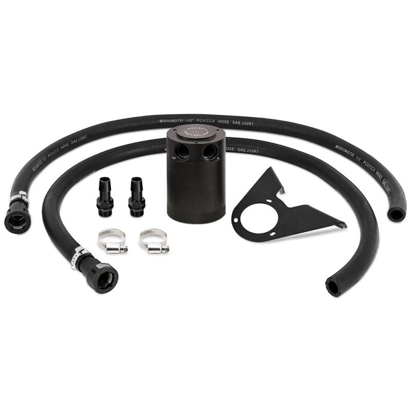 Mishimoto 2021+ Ford Bronco 2.3L Baffled Oil Catch Can - PCV Side - Black-tuningsupply.com