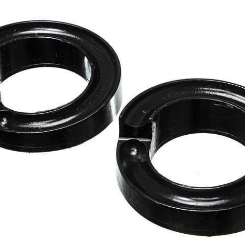 Energy Suspension 2005-07 Ford F-250/F-350 SD 2/4WD Front Coil Spring Isolator Set - Black-tuningsupply.com