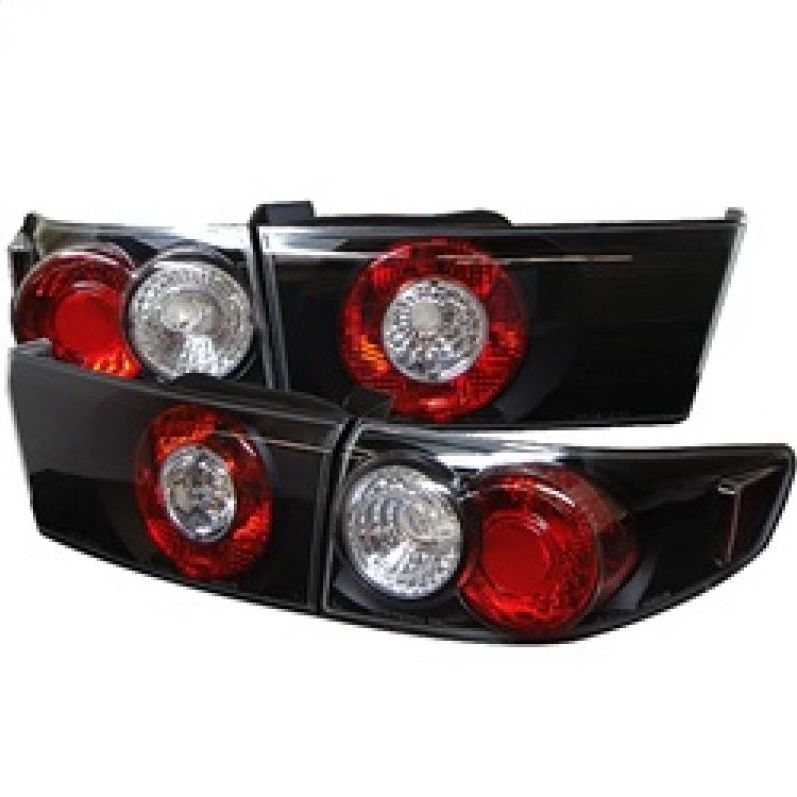 Spyder Honda Accord 03-05 4Dr Euro Style Tail Lights Black ALT-YD-HA03-4D-BK - SMINKpower Performance Parts SPY5003980 SPYDER