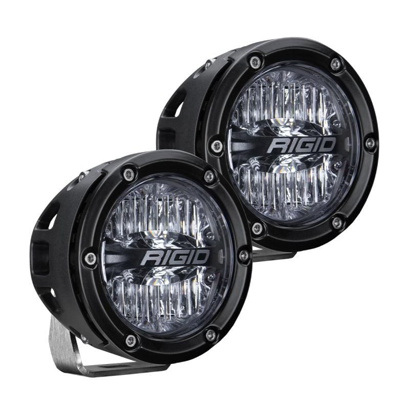 Rigid Industries 2021 Ford Bronco A-Pillar Light Kit (Incl. 360-spot and 360-Drive) - SMINKpower Performance Parts RIG46722 Rigid Industries