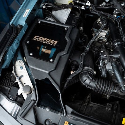 Corsa 2021-2024 Ford Bronco 2.7L Cold Air Intake With Donaldson Powercore Dry Filter-tuningsupply.com