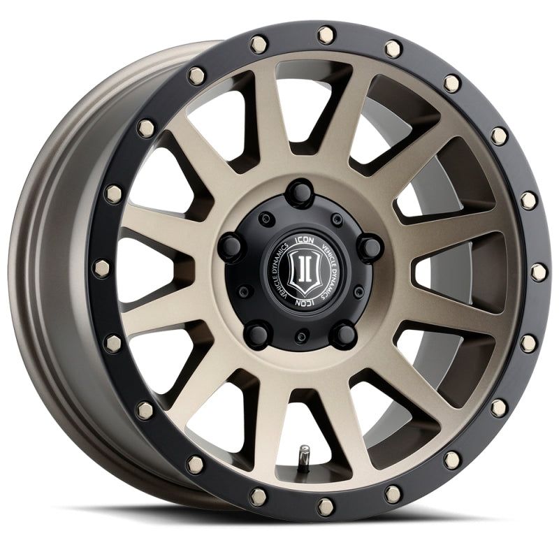 ICON Compression 17x8.5 5x150 25mm Offset 5.75in BS 110.1mm Bore Bronze Wheel-tuningsupply.com