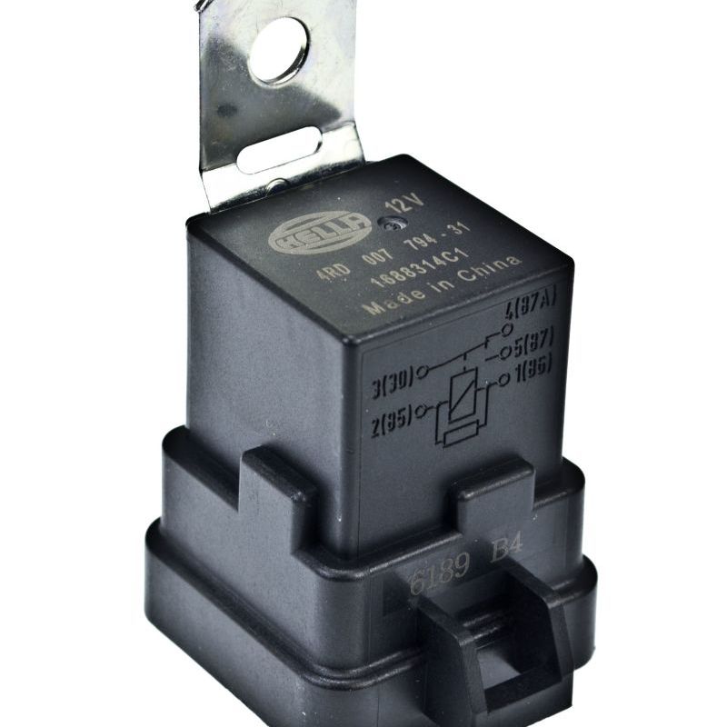 Hella 12V 20/40 Amp SPDT RES Relay with Weatherproof Bracket - Single-tuningsupply.com