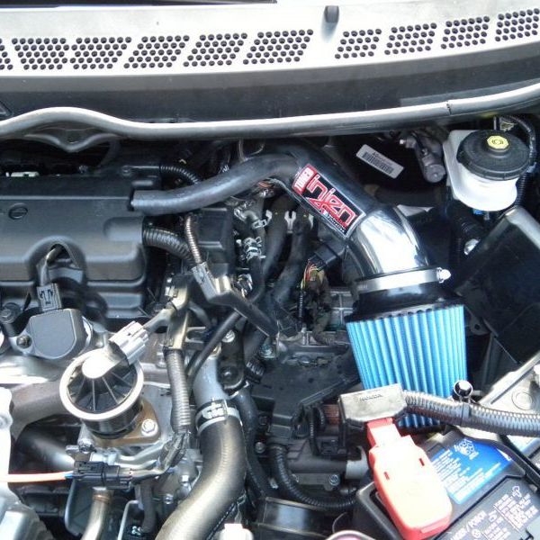 Injen 06-11 Honda Civic Ex 1.8L 4cyl Polished Tuned Air Intake w/ MR Tech/Nano-Fiber Dry Filter-tuningsupply.com