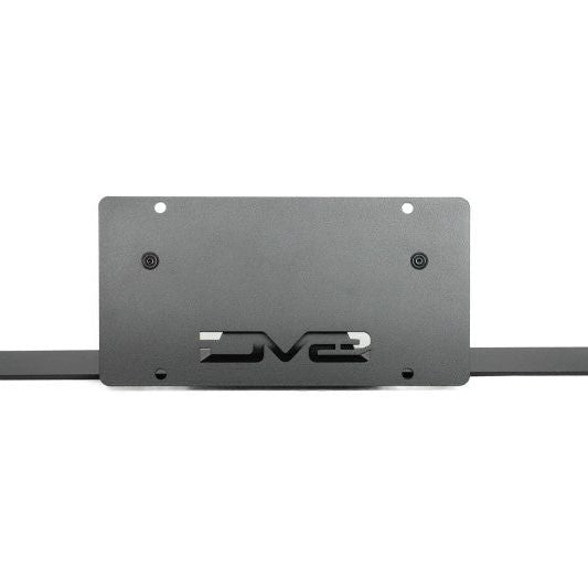 DV8 Offroad 2021 Ford Bronco Capable Bumper Slanted Front License Plate Mount-tuningsupply.com