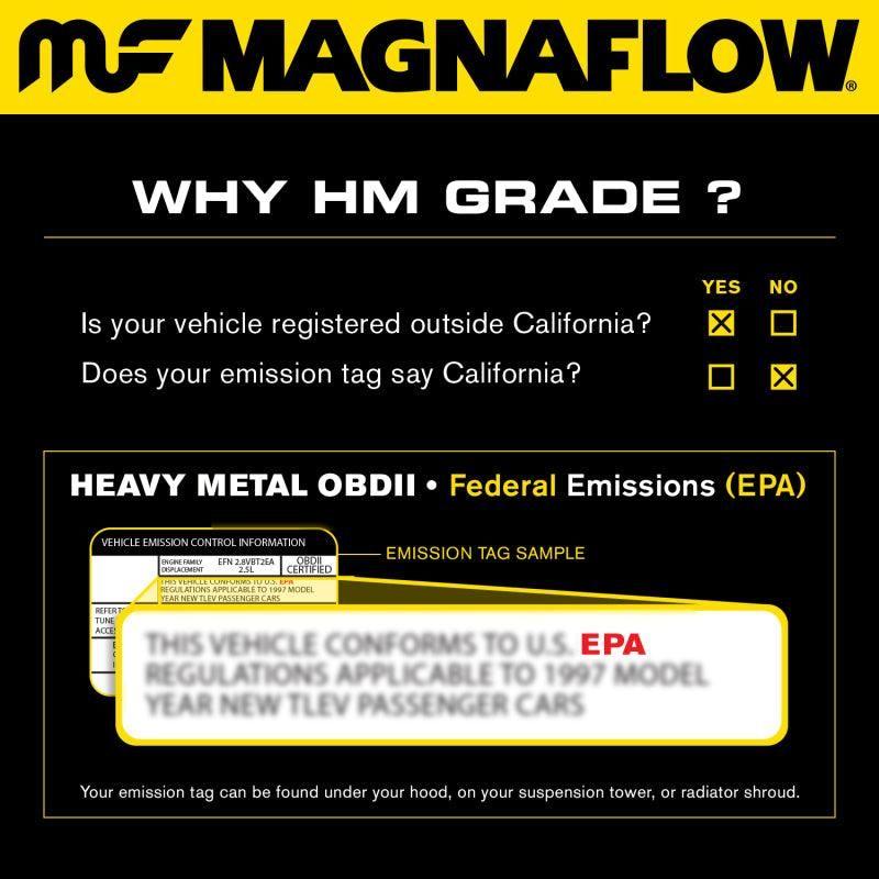 MagnaFlow Conv DF 95-97 4.5L Toy Land Cruiser - SMINKpower Performance Parts MAG23622 Magnaflow