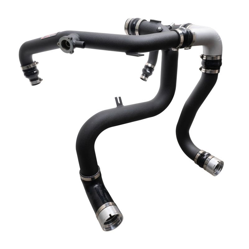 Injen 21-23 Ford Bronco 2.7L V6 (TT) EcoBoost SES Intercooler Pipes - Wrinkle Black-tuningsupply.com