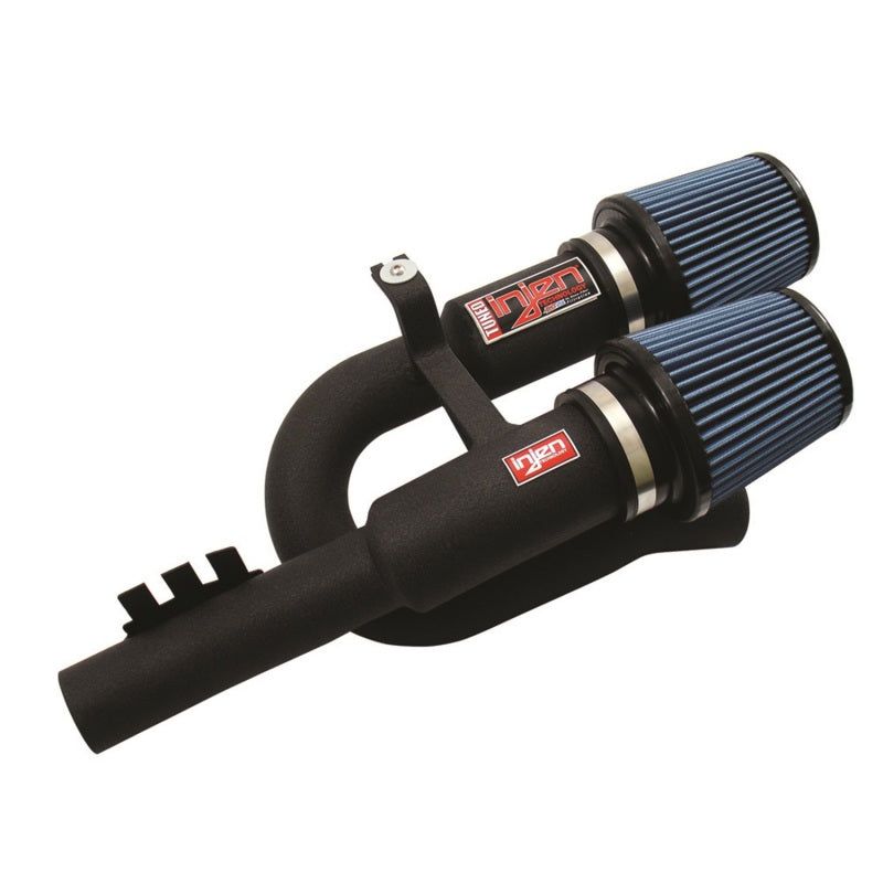 Injen 07-09 335i E92 / 08-09 135i E82 3.0L L6 Twin intake Wrinkle Black Short Ram Intake-tuningsupply.com