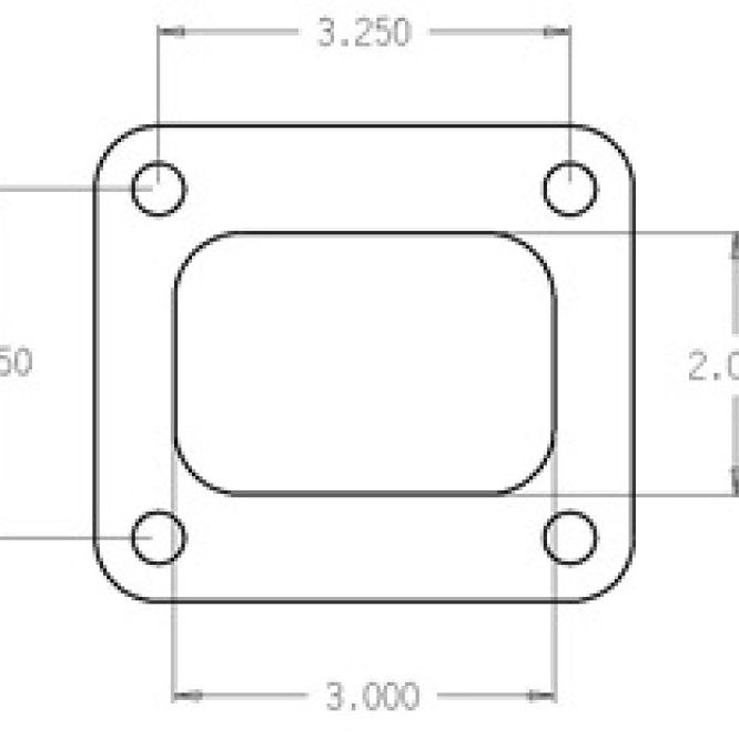 Cometic Turbo FLG T4 Garrett Exh Inlet .010in Exhaust Gasket-tuningsupply.com