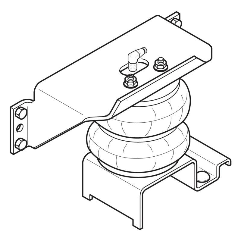 Firestone Ride-Rite Air Helper Spring Kit Rear 08-12 16K-22K GVWR (Not Thor Motorhomes) (W217602170)-tuningsupply.com