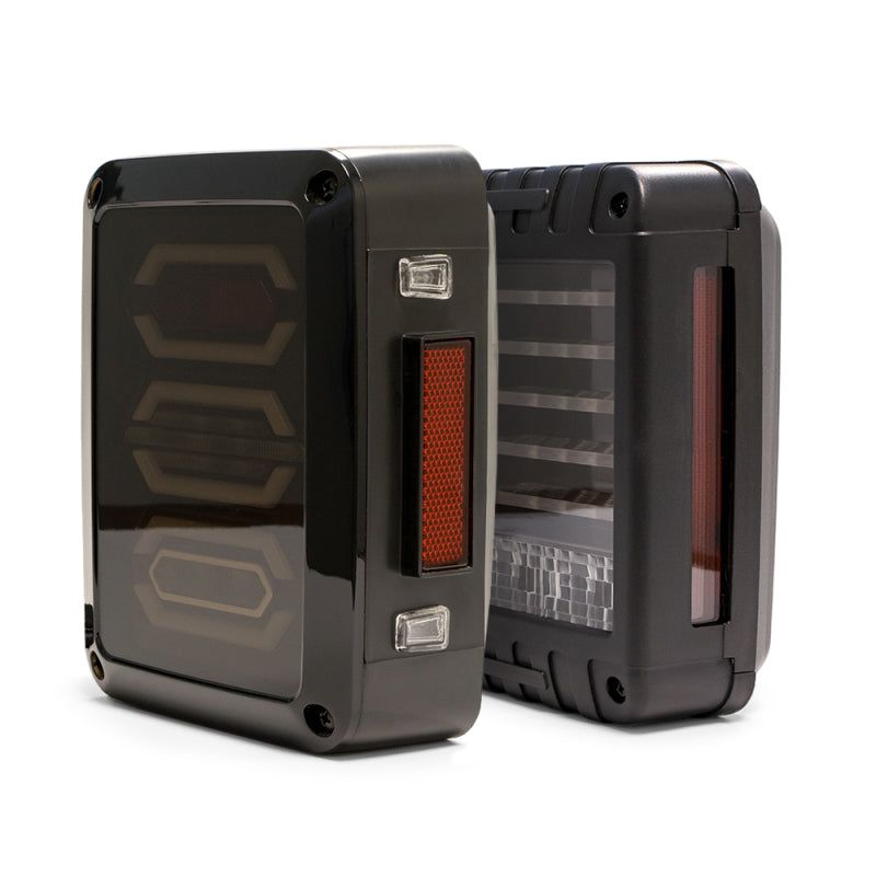 DV8 Offroad 07-18 Jeep Wrangler JK Horizontal LED Tail Light-tuningsupply.com