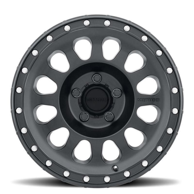 Method MR315 17x8.5 0mm Offset 5x5 71.5mm CB Matte Black Wheel-tuningsupply.com