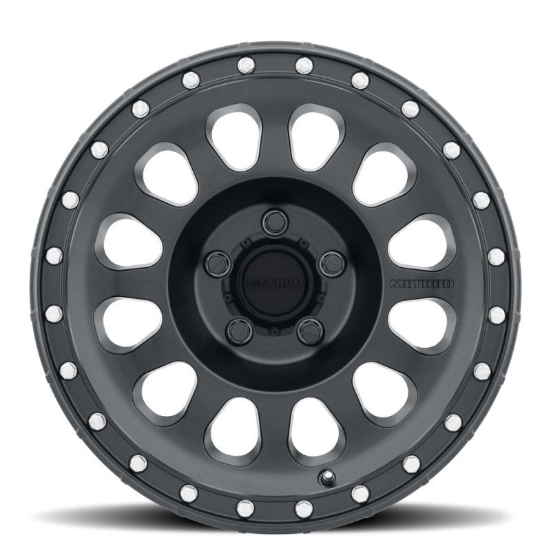 Method MR315 17x8.5 0mm Offset 5x150 110.5mm CB Matte Black Wheel-tuningsupply.com