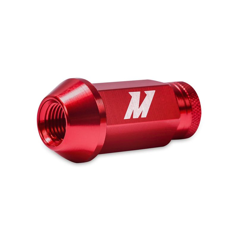 Mishimoto Aluminum Locking Lug Nuts M12x1.25 20pc Set Red-tuningsupply.com