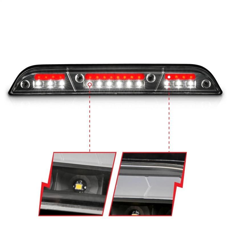 ANZO 15-20 Ford F-250 - F-550 LED Third Brake Light - Black Housing/Clear Lens-tuningsupply.com