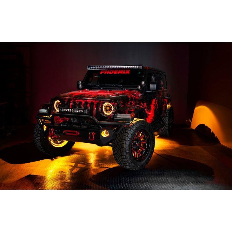 Oracle Jeep Wrangler JK/JL/JT High Performance W LED Fog Lights - w/o Controller SEE WARRANTY-tuningsupply.com