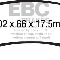 EBC 15+ Cadillac Escalade Ext/Esv 6.2 2WD Yellowstuff Front Brake Pads-tuningsupply.com