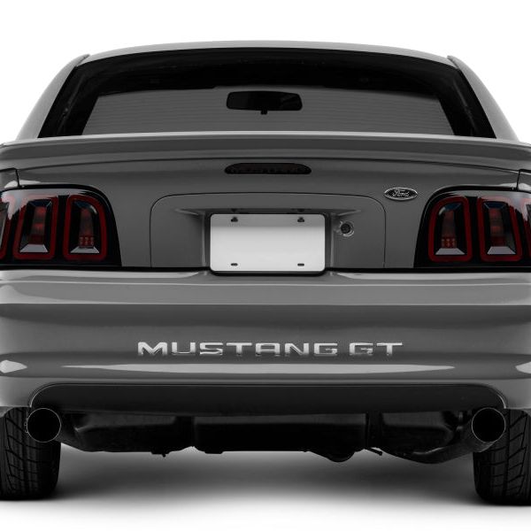 Raxiom 96-98 Ford Mustang Icon LED Tail Lights- Black Housing (Smoked Lens) - SMINKpower Performance Parts RAX389876 Raxiom