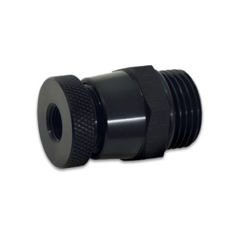 Vibrant 8 ORB to 1/8 NPT Aluminum Drain Valve - Black-Fittings-Vibrant-VIB12677-SMINKpower Performance Parts