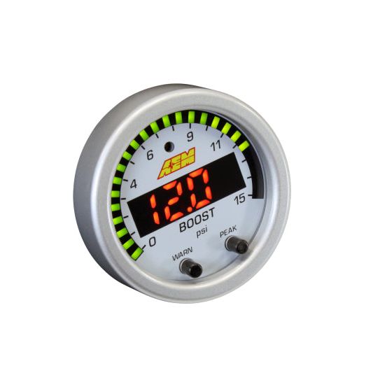 AEM X-Series Pressure 0-15psi Gauge Kit-tuningsupply.com