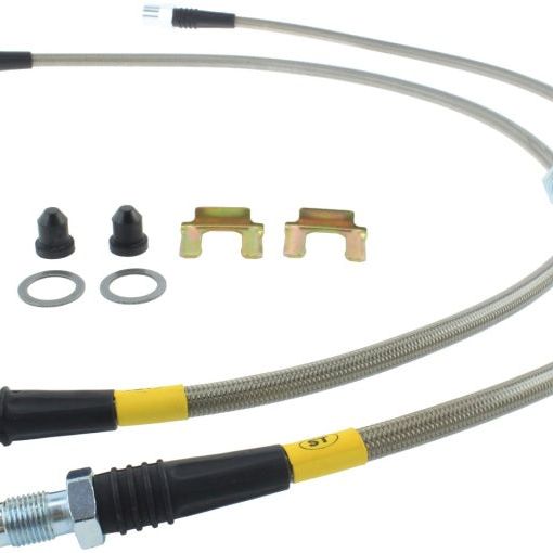 StopTech 07-12 BMW X5 / 09-12 X6 SS Front Brake Lines-Brake Line Kits-Stoptech-STO950.34025-SMINKpower Performance Parts