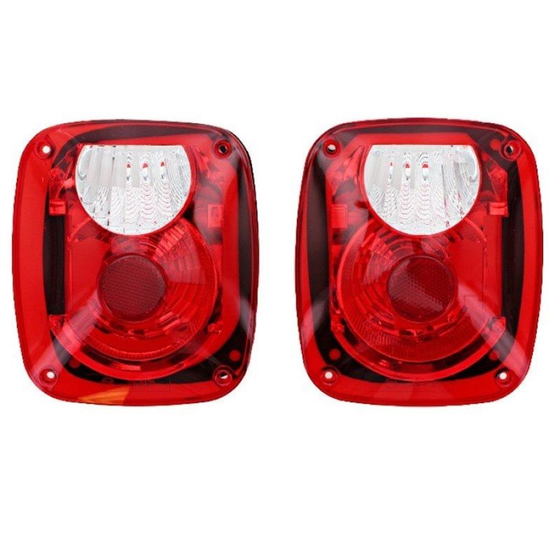 Rampage 1976-1983 Jeep CJ5 Taillight Conversion Kit - Brite-Tail Lights-Rampage-RAM5307-SMINKpower Performance Parts