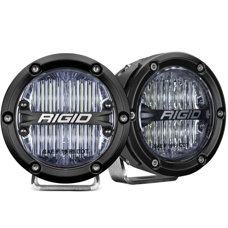 Rigid Industries 360-Series 4in LED SAE J583 Fog Light - White (Pair) - SMINKpower Performance Parts RIG36120 Rigid Industries