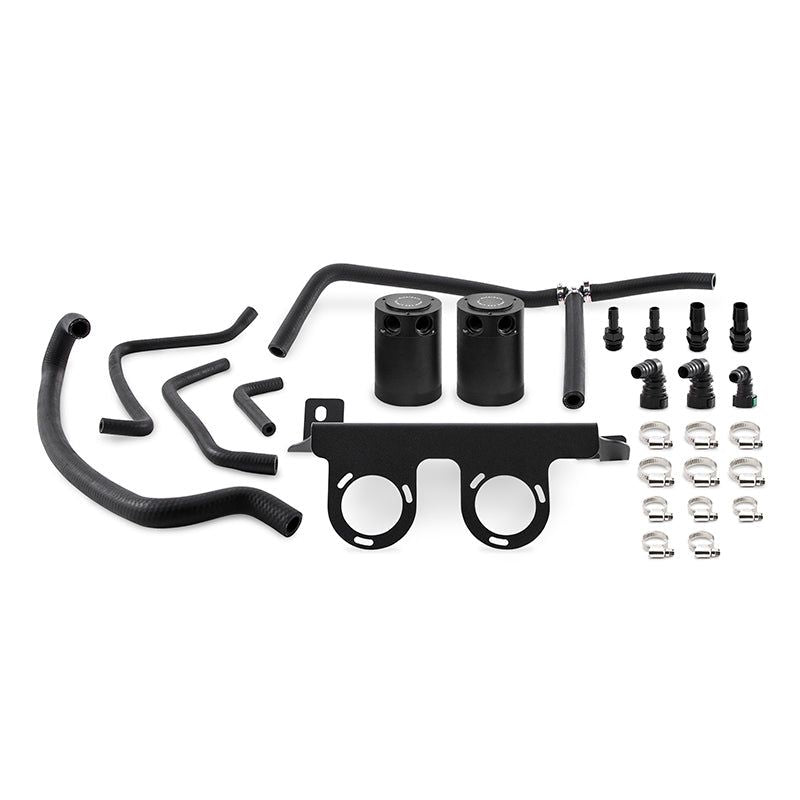 Mishimoto 2016+ Chevrolet Camaro 2.0T Baffled Oil Catch Can Kit - Black-tuningsupply.com