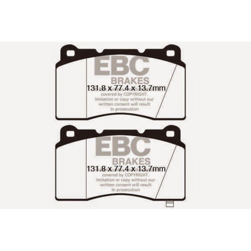 EBC 09+ Hyundai Genesis Coupe 2.0 Turbo (Brembo) Bluestuff Front Brake Pads-tuningsupply.com