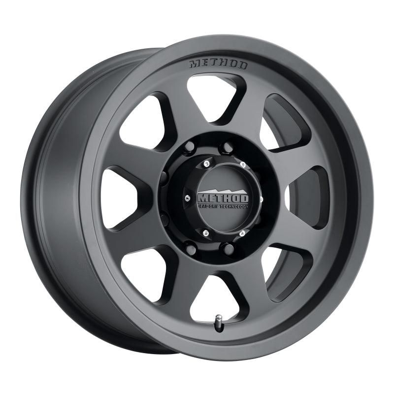 Method MR701 17x9 -12mm Offset 8x6.5 130.81mm CB Matte Black Wheel-tuningsupply.com