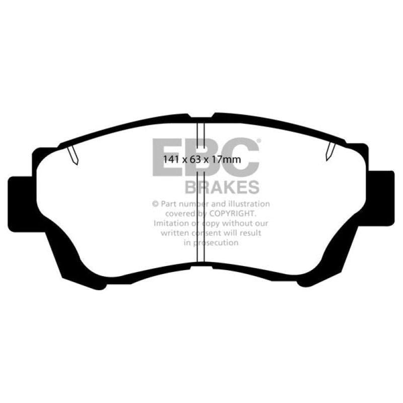 EBC 92-96 Lexus ES300 3.0 Yellowstuff Front Brake Pads-tuningsupply.com