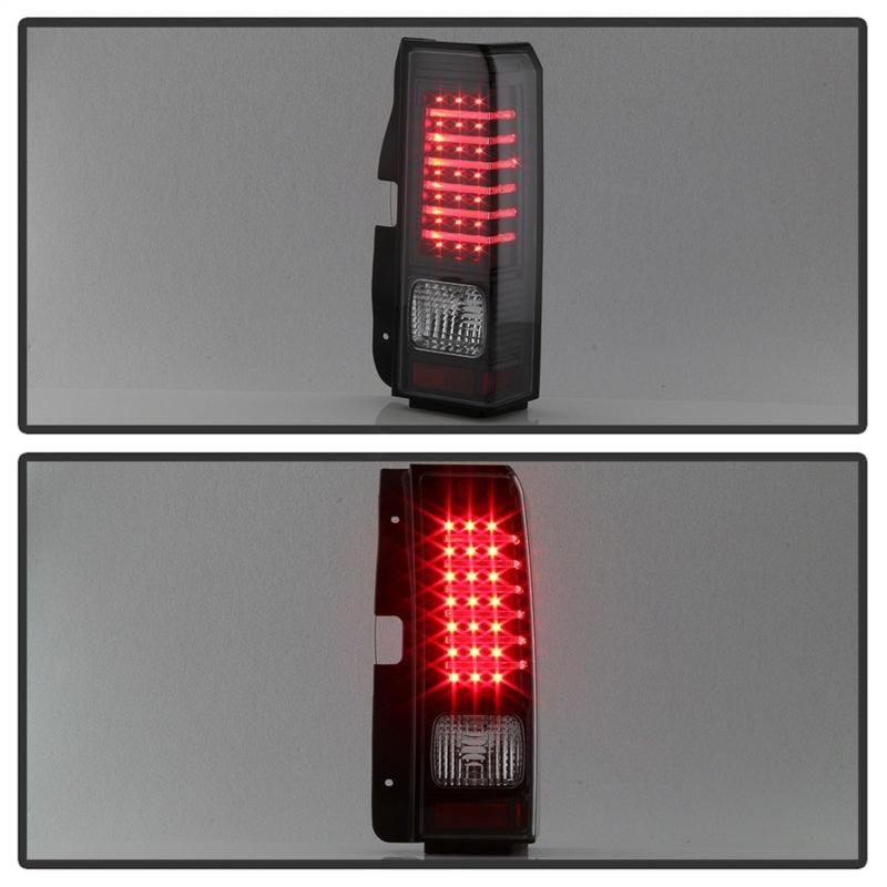 Xtune Hummer H3 06-09 ( Non H3T ) LED Tail Lights Black ALT-ON-HH306-LED-BK - SMINKpower Performance Parts SPY5017697 SPYDER