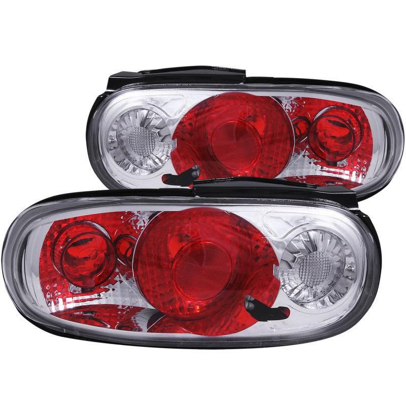 ANZO 1990-1997 Mazda Miata Taillights Chrome-tuningsupply.com