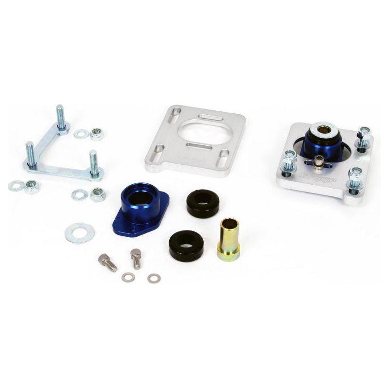 BBK 94-04 Mustang Caster Camber Plate Kit - Silver Anodized Finish-tuningsupply.com